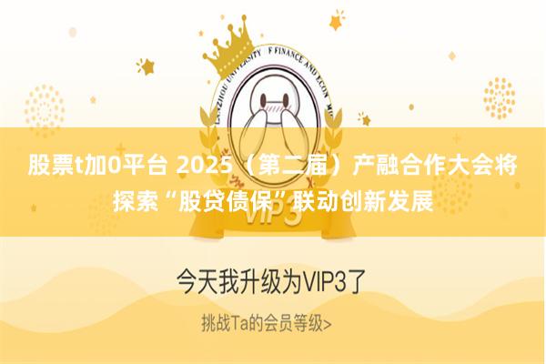 股票t加0平台 2025（第二届）产融合作大会将探索“股贷债保”联动创新发展