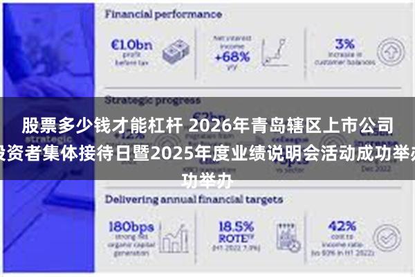 股票多少钱才能杠杆 2026年青岛辖区上市公司投资者集体接待日暨2025年度业绩说明会活动成功举办