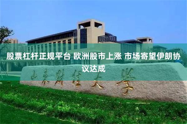 股票杠杆正规平台 欧洲股市上涨 市场寄望伊朗协议达成