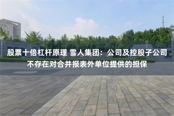 股票十倍杠杆原理 雪人集团：公司及控股子公司不存在对合并报表外单位提供的担保