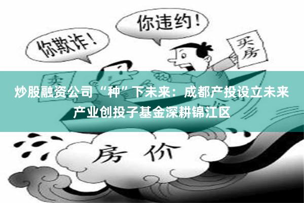 炒股融资公司 “种”下未来：成都产投设立未来产业创投子基金深耕锦江区