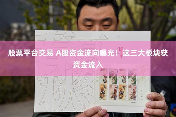 股票平台交易 A股资金流向曝光！这三大板块获资金流入
