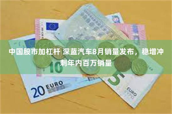 中国股市加杠杆 深蓝汽车8月销量发布，稳增冲刺年内百万销量